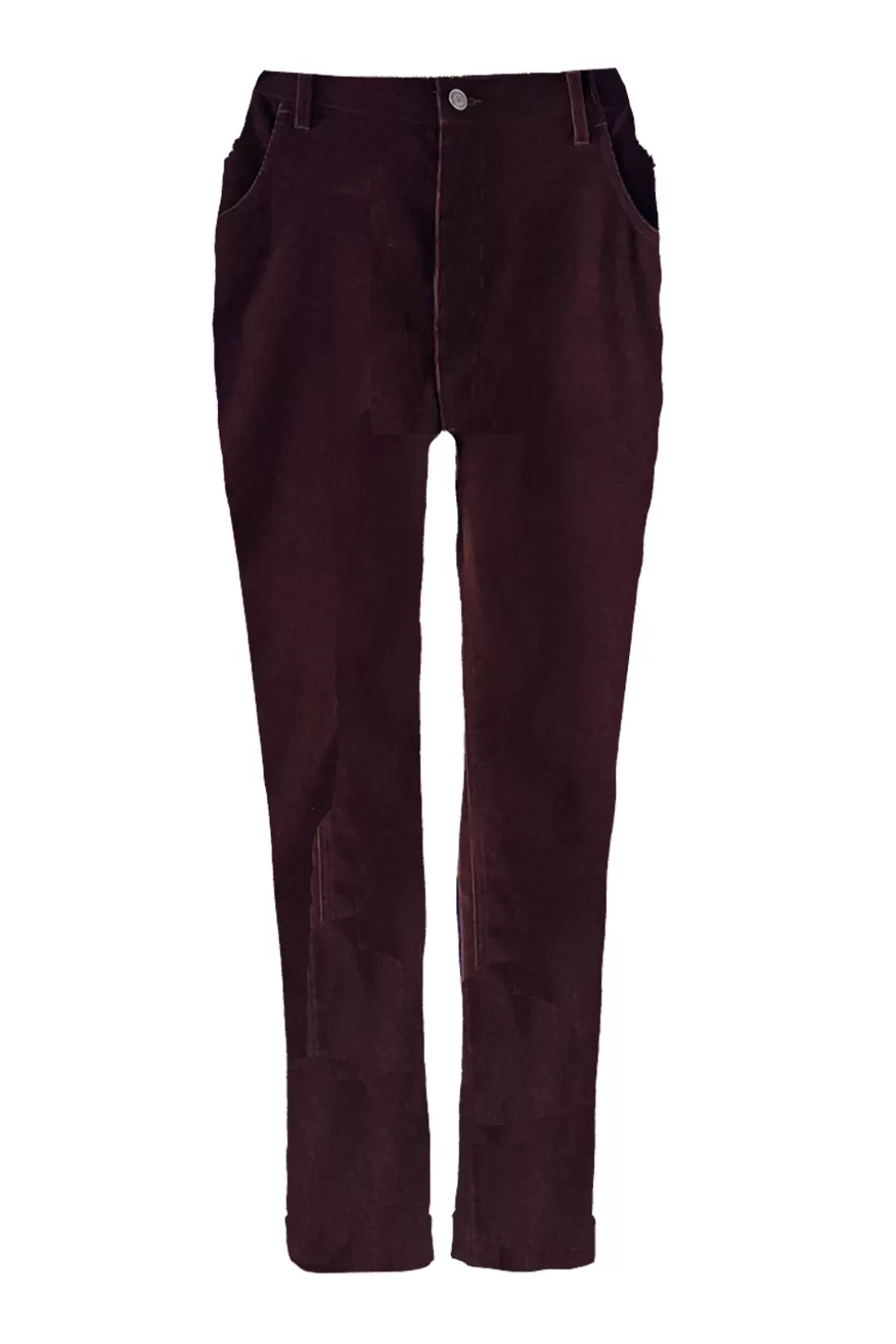 Hot Cords Jean Tobacco Women Trousers