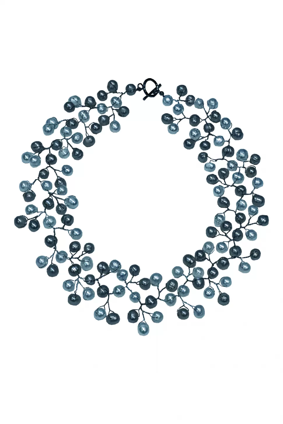 Clearance Crystal Pearl Necklace-Blue Women Accessories