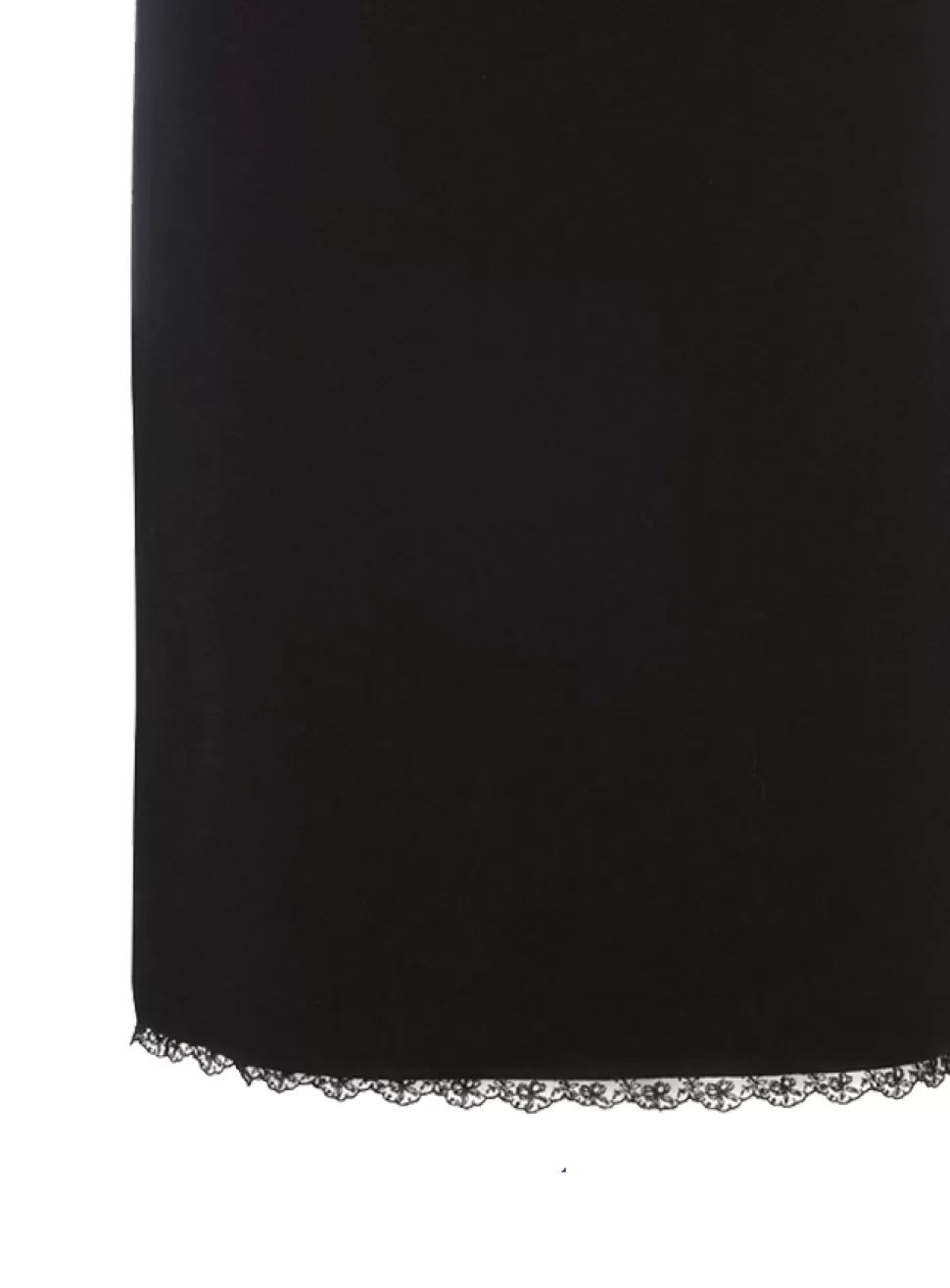 Best Sale Lace Hem Skirt-Black Women Skirts