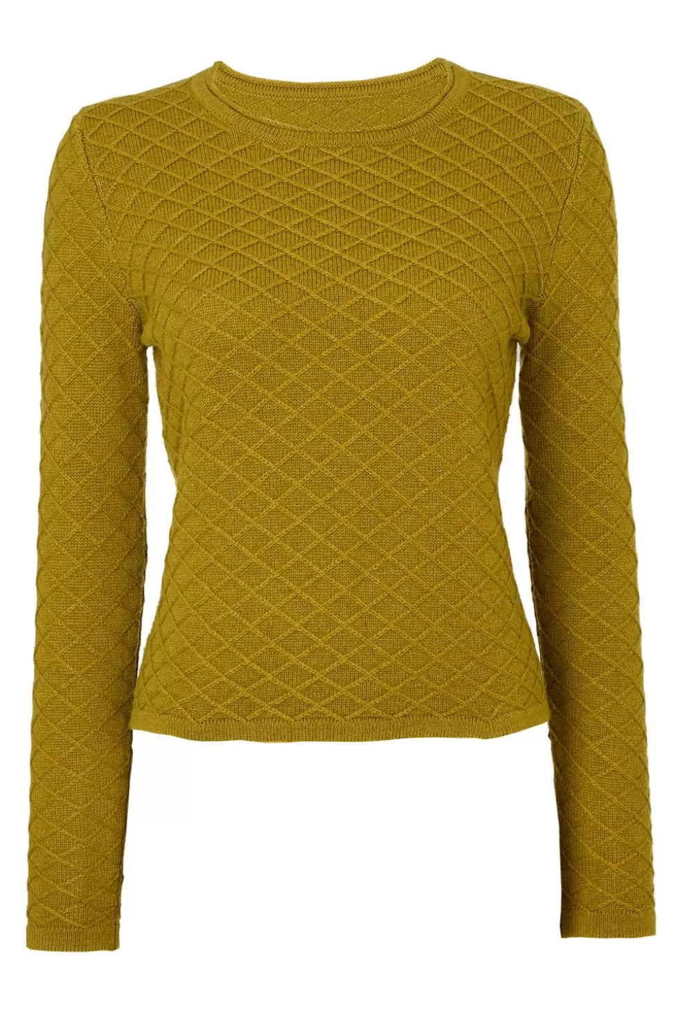 Clearance Lattice Sweater-Chartreuse Women Tops & Knitwear