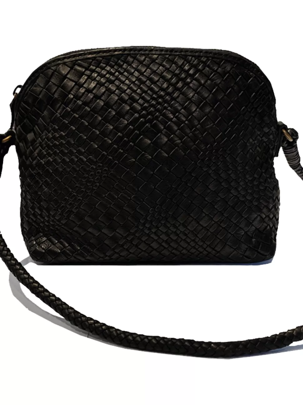 Outlet Leather Shoulder Bag-Black Women Accessories