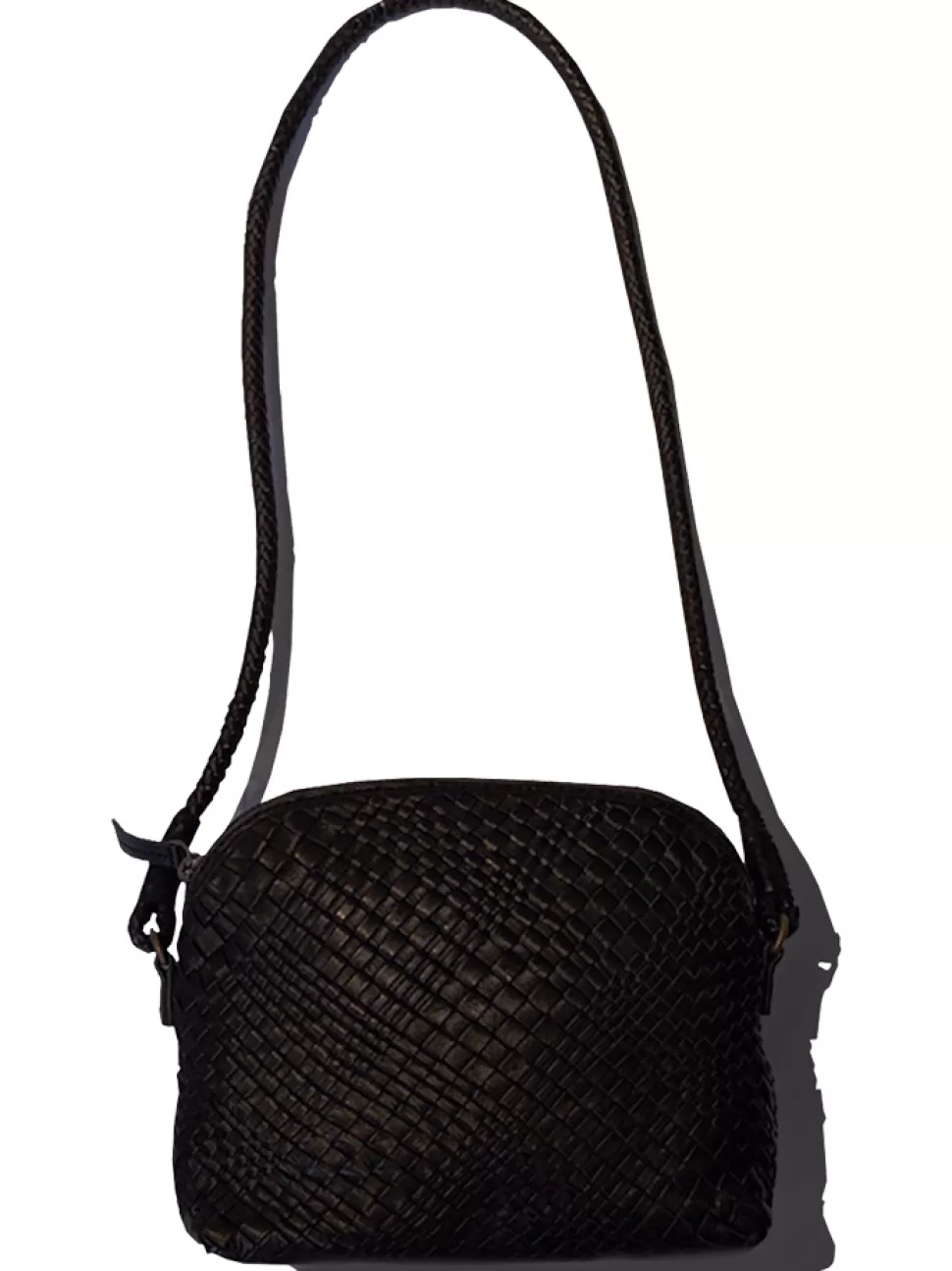 Outlet Leather Shoulder Bag-Black Women Accessories