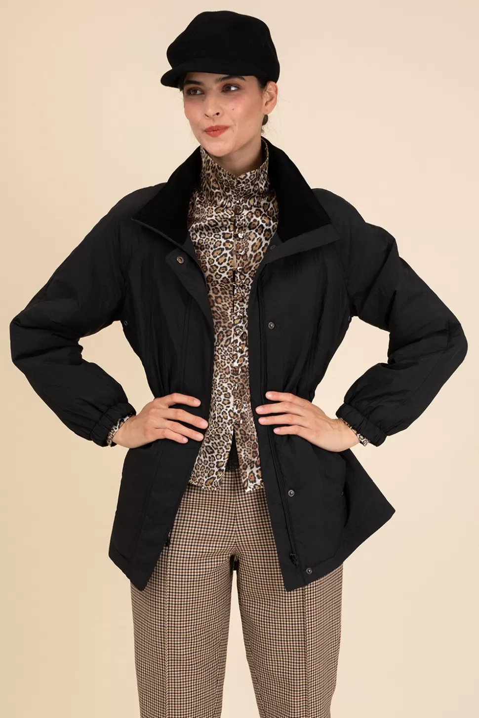 Best Sale Maclet Coat-Black Women Jackets And Coats