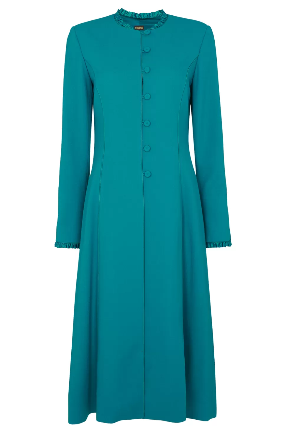 Cheap Natasha Coat-Turquoise Women Jackets And Coats