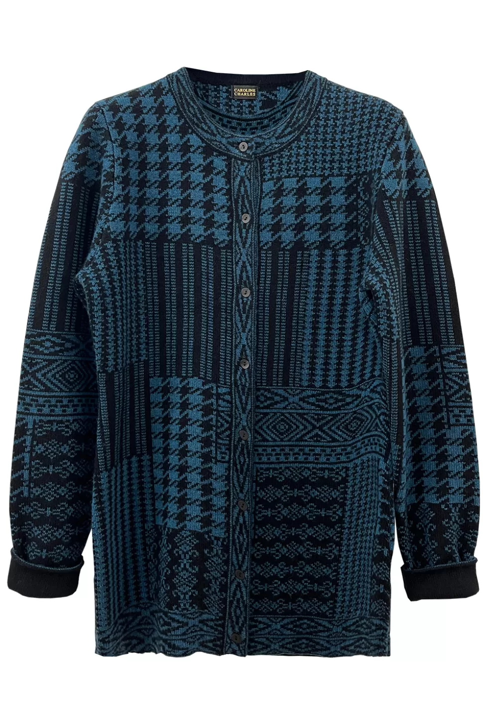 Discount Olivia Jacket-Teal/Black Women Tops & Knitwear