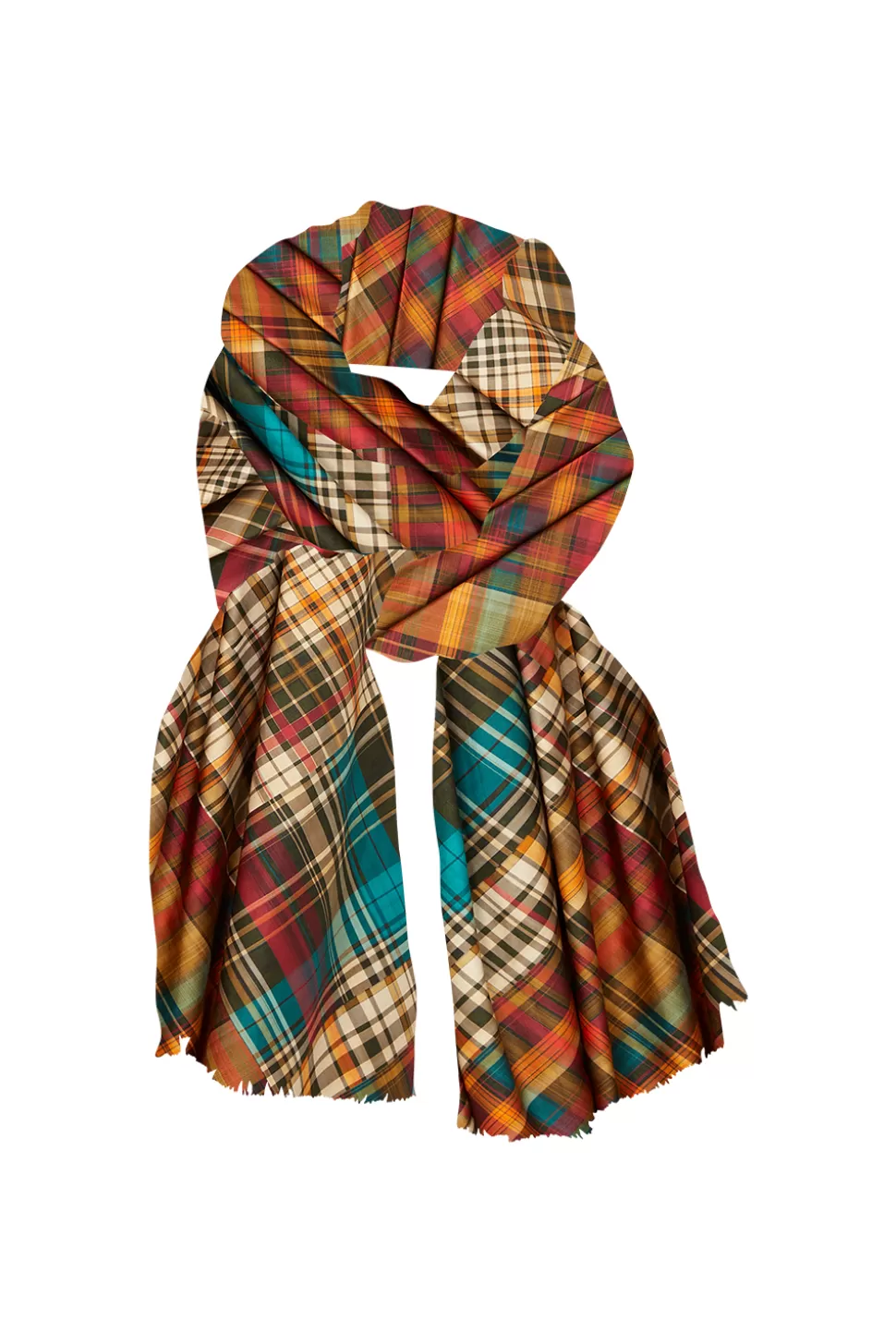 Discount Plaid Wrap Women Accessories