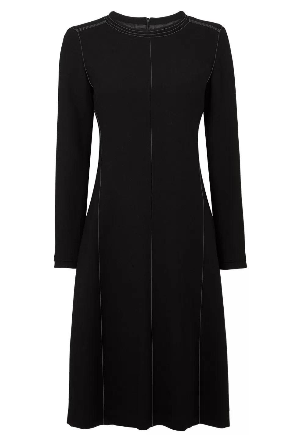 Store Wool Crepe Dress Women Dresses